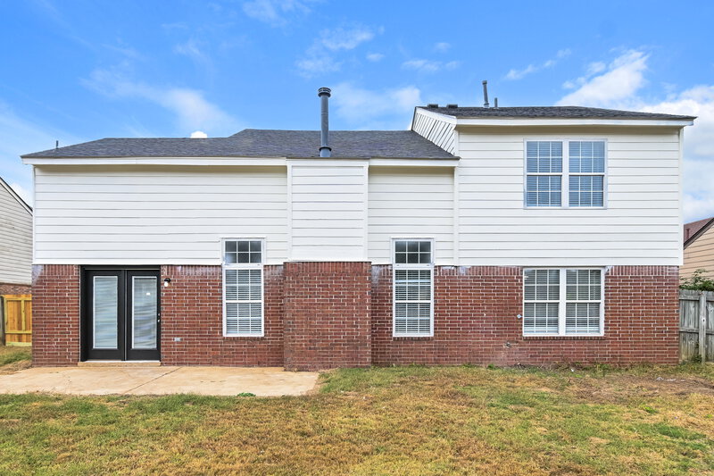 1,870/Mo, 7412 Hunters Horn Dr Olive Branch, MS 38654 Rear View