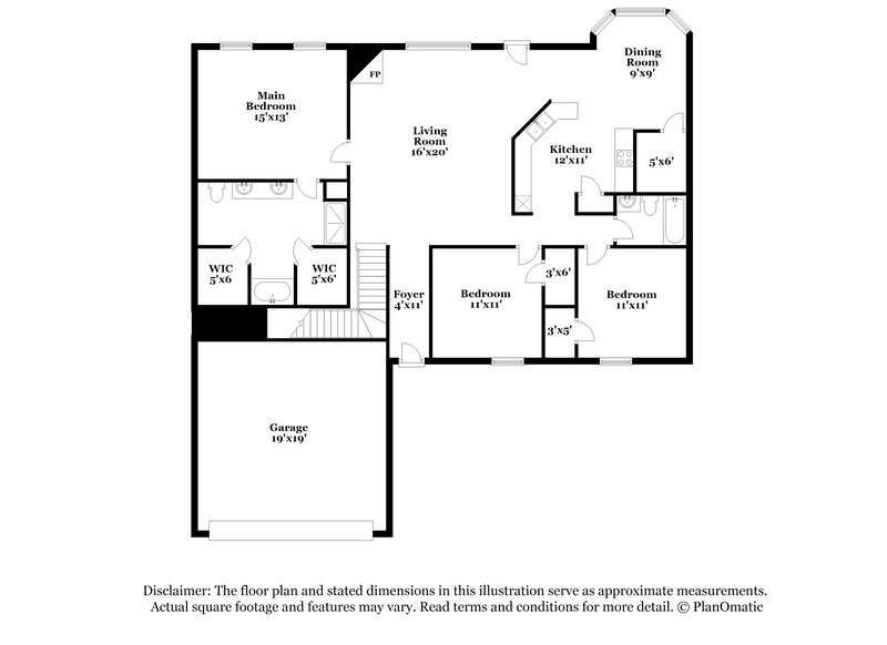 1,765/Mo, 1768 Cherry Creek Dr Southaven, MS 38671 Floor Plan View