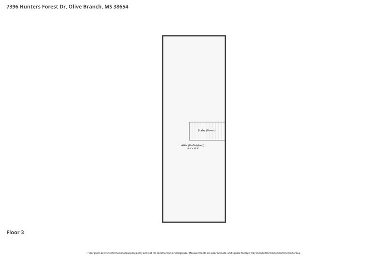 2,245/Mo, 7396 Hunters Forest Dr Olive Branch, MS 38654 Floor Plan View 3