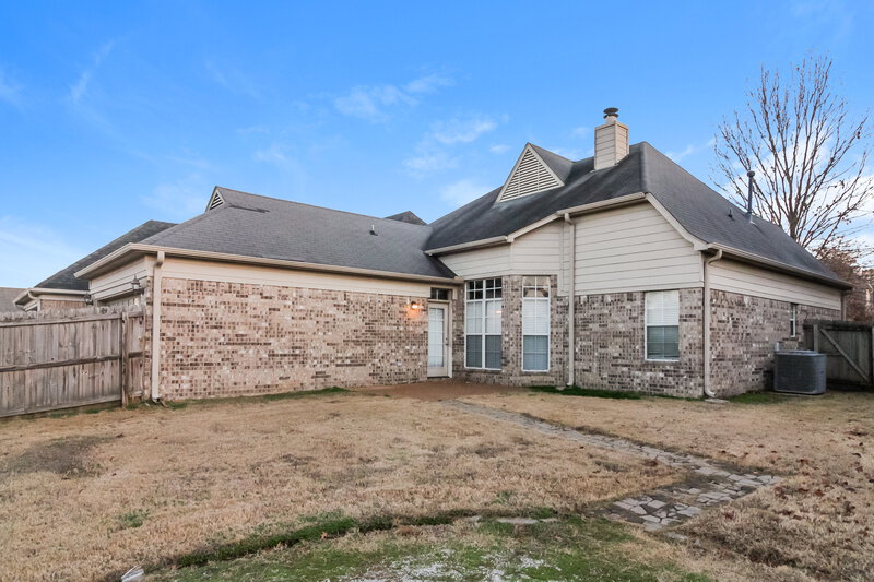 1,830/Mo, 9206 Chastain Pl Cordova, TN 38018 Rear View 2