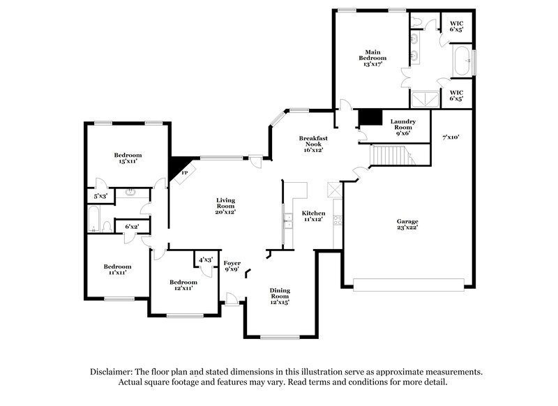 2,020/Mo, 1171 Macon Hall Rd Cordova, TN 38018 Floor Plan View