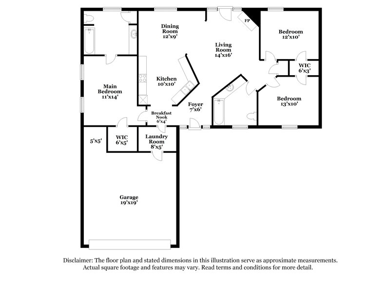 2,730/Mo, 47 Woodshire Ln Brighton, TN 38011 Floor Plan View