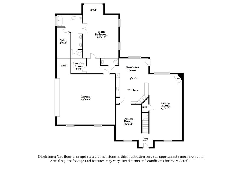 2,295/Mo, 9194 Afton Grove Rd Cordova, TN 38018 Floor Plan View
