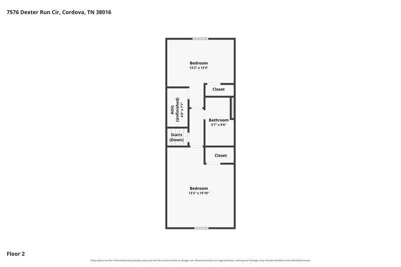 2,145/Mo, 7576 Dexter Run Cir Cordova, TN 38016 Floor Plan View 2