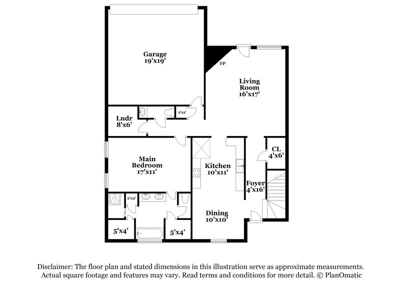 2,270/Mo, 8692 Overcup Oaks Dr Cordova, TN 38018 Floor Plan View