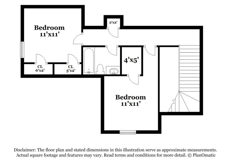 2,270/Mo, 8692 Overcup Oaks Dr Cordova, TN 38018 Floor Plan View 2