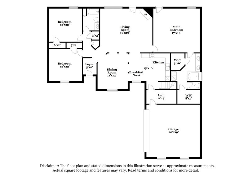 2,235/Mo, 9153 William Paul Dr Olive Branch, MS 38654 Floor Plan View