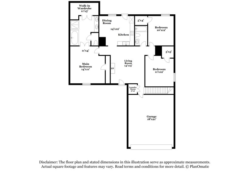 1,985/Mo, 7526 De Fleury Bnd E Southaven, MS 38672 Floor Plan View