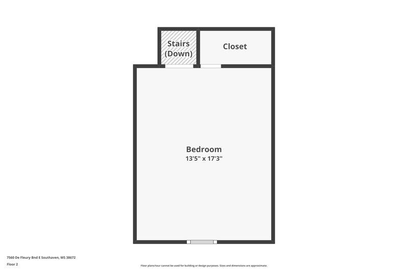 1,870/Mo, 7560 De Fleury Bnd E Southaven, MS 38672 Floor Plan View 2