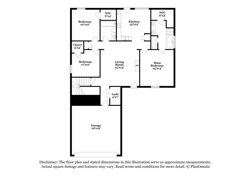 2,065/Mo, 2687 Sapper Ln Southaven, MS 38672 Floorplan View