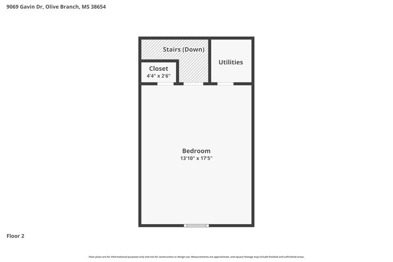 2,160/Mo, 9069 Gavin Dr Olive Branch, MS 38654 Floor Plan View 2