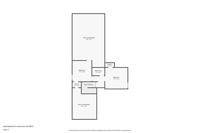 2,110/Mo, 5823 Bedford Pl Southaven, MS 38672 Floor Plan View 2