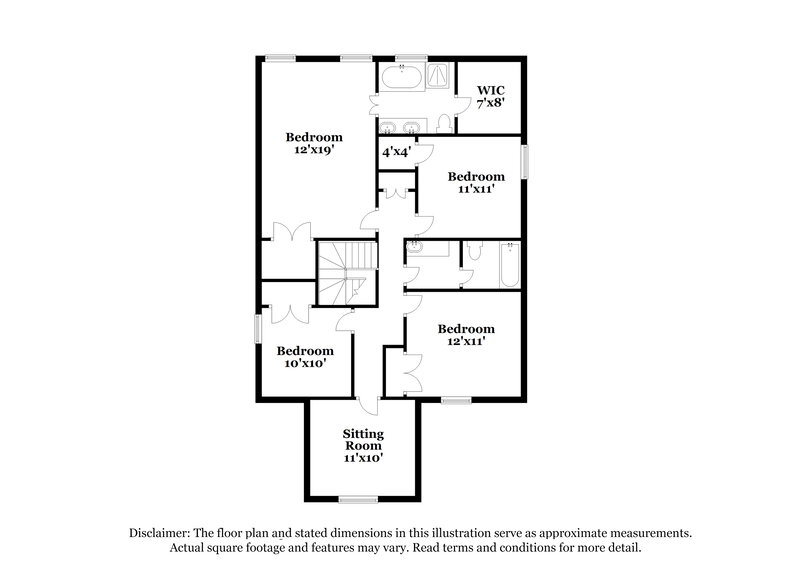 2,230/Mo, 7310 Green Ash Dr Olive Branch, MS 38654 Floor Plan View 2