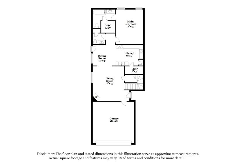 1,795/Mo, 1025 Cordova Ridge Pl Cordova, TN 38018 Floor Plan View
