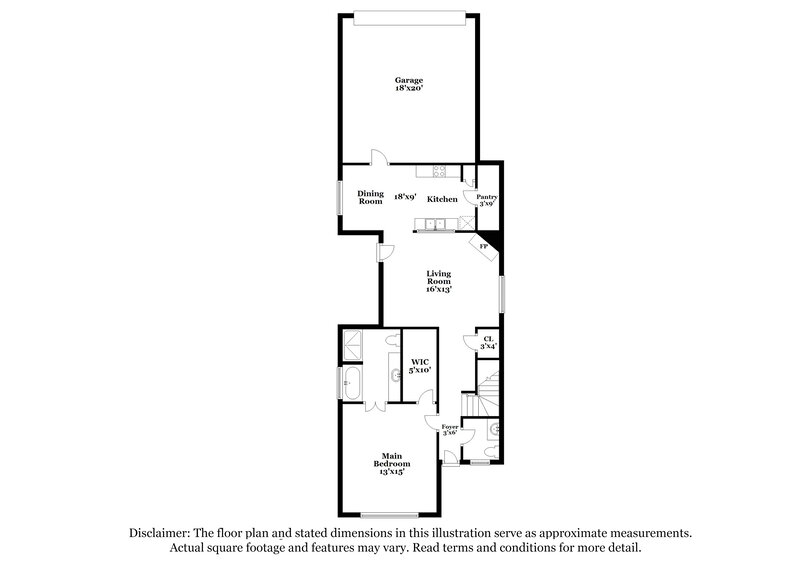 1,695/Mo, 10261 Sterling Ridge Dr Cordova, TN 38018 Floorplan View