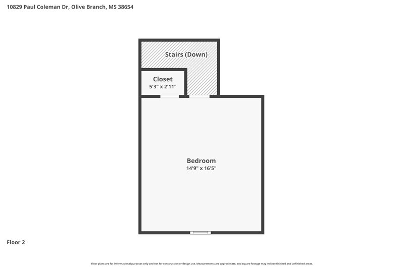 2,305/Mo, 10829 Paul Coleman Dr Olive Branch, MS 38654 Floor Plan View 2