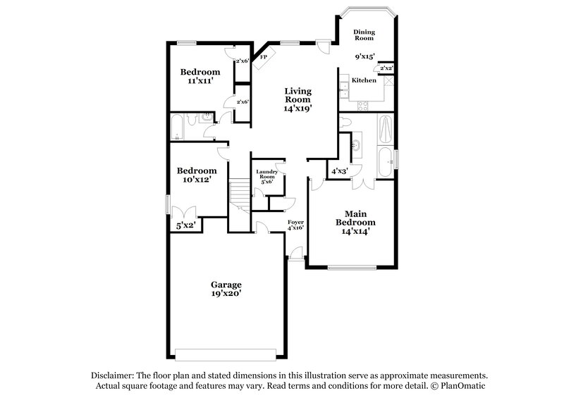 2,470/Mo, 8243 Cross Point Dr Olive Branch, MS 38654 Floor Plan View