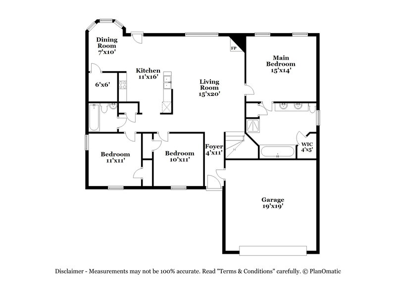 1,780/Mo, 8072 Delta Lakes Blvd Walls, MS 38680 Floor Plan View 2