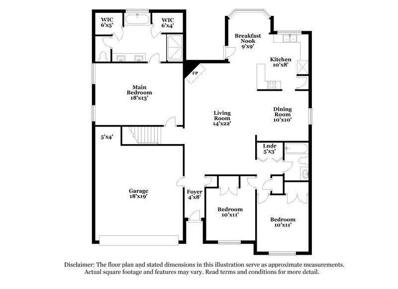 2,195/Mo, 7898 Ironwood Dr Southaven, MS 38671 Floor Plan View