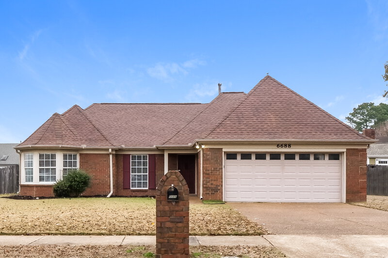 1,880/Mo, 6688 Millgrove Park Dr Bartlett, TN 38135 External View