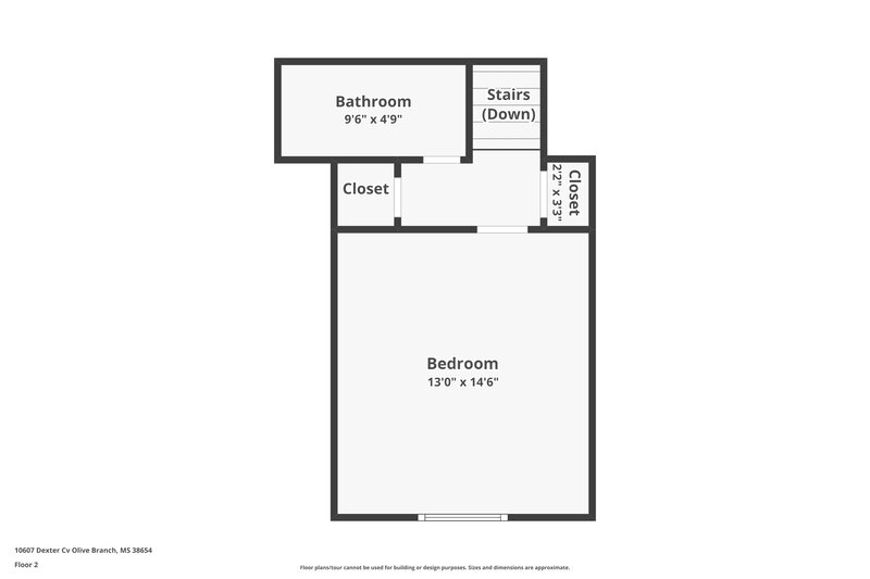 2,385/Mo, 10607 Dexter Cv Olive Branch, MS 38654 Floor Plan View 2