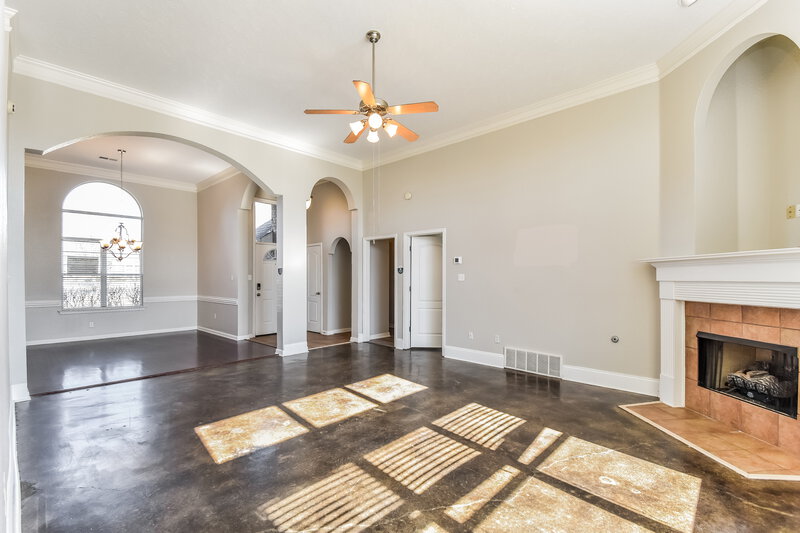 2,385/Mo, 10607 Dexter Cv Olive Branch, MS 38654 Living Room View 2