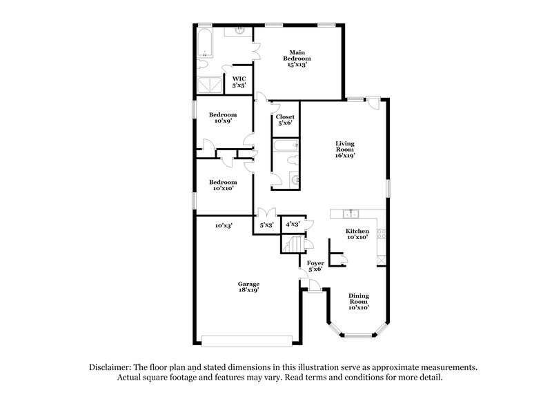 1,880/Mo, 9908 Tremont Dr Olive Branch, MS 38654 Floor Plan View