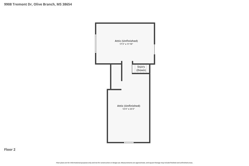 1,840/Mo, 9908 Tremont Dr Olive Branch, MS 38654 Floor Plan View 2