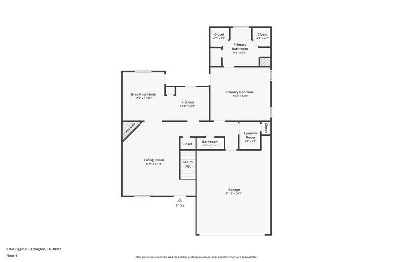 1,900/Mo, 9760 Riggin Dr Arlington, TN 38002 Floor Plan View