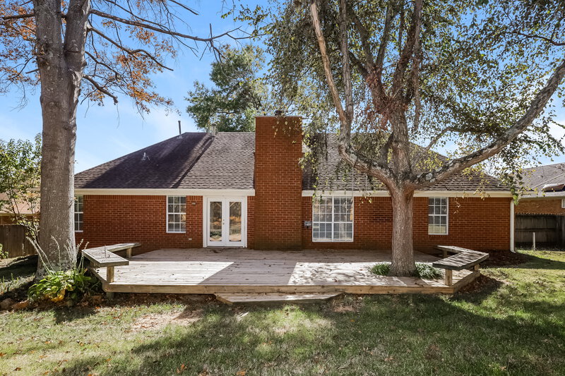 1,755/Mo, 6604 Millgrove Park Dr Bartlett, TN 38135 Rear View