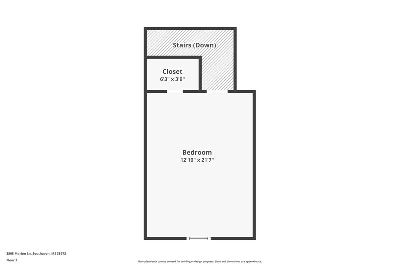 2,310/Mo, 3568 Marion Ln Southaven, MS 38672 Floor Plan View 2