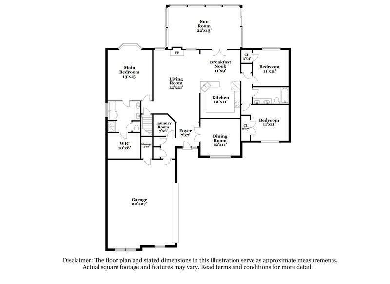 2,195/Mo, 65 Caitlyn Geneva Cv Oakland, TN 38060 Floor Plan View 2
