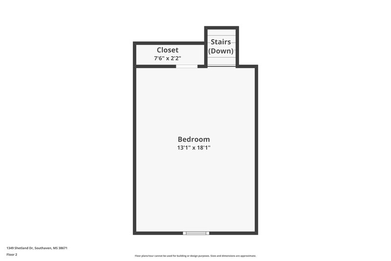 1,870/Mo, 1349 Shetland Dr Southaven, MS 38671 Floor Plan View 2