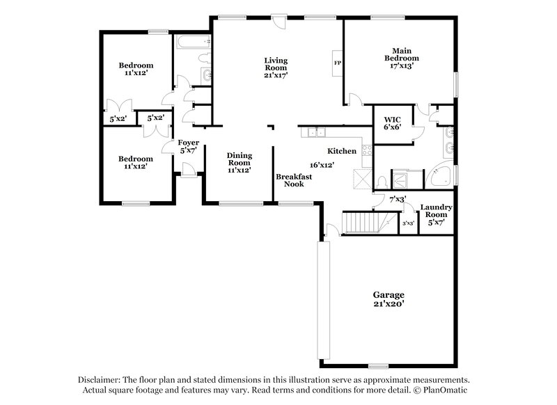 3,270/Mo, 5061 Thornebrook Cv Arlington, TN 38002 Floor Plan View