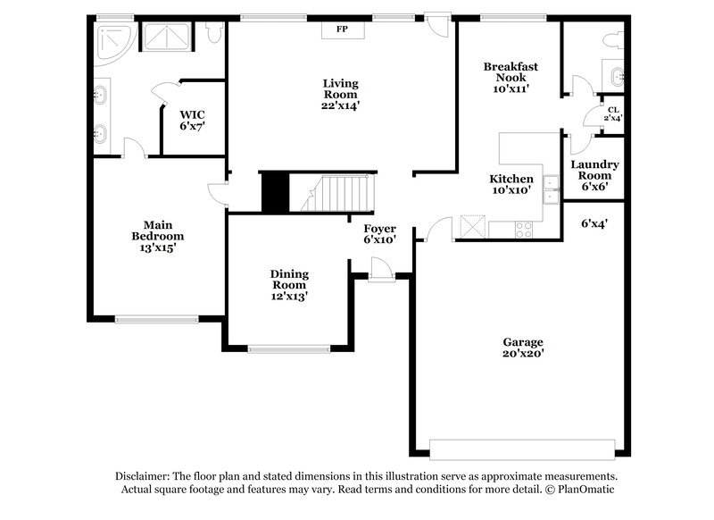 2,035/Mo, 9240 Chalkwell Ave Cordova, TN 38016 Floorplan View