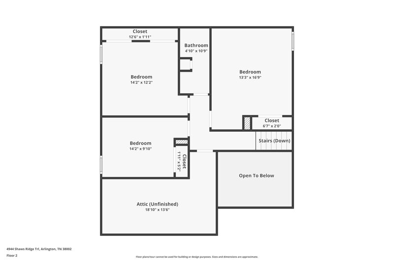 2,510/Mo, 4944 Shaws Ridge Trl Arlington, TN 38002 Floor Plan View 2
