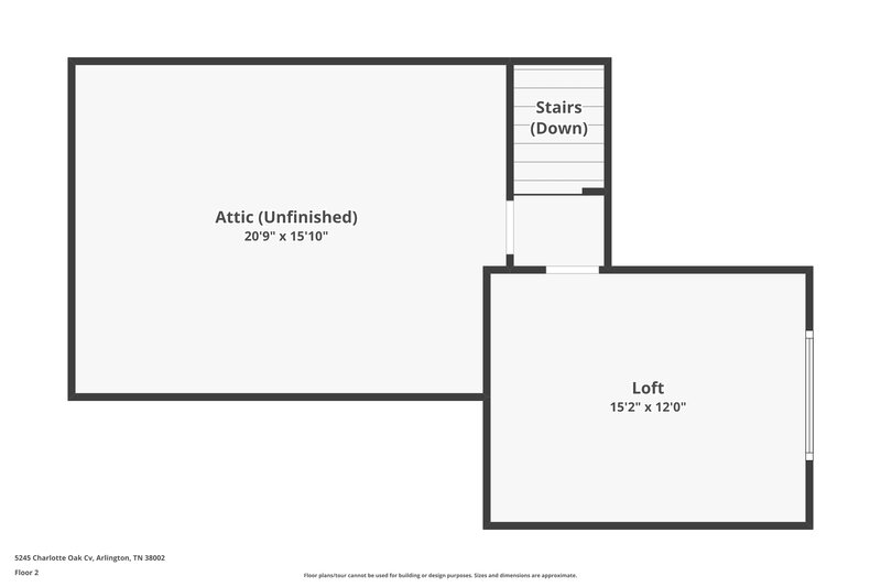2,105/Mo, 5245 Charlotte Oak Cv Arlington, TN 38002 Floor Plan View 2
