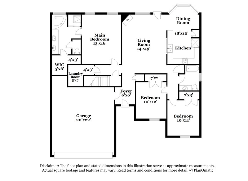 1,815/Mo, 4237 Ravenwood Park W Horn Lake, MS 38637 Floor Plan View