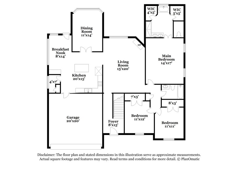 3,760/Mo, 7066 Windswept Ln Olive Branch, MS 38654 Floor Plan View 2