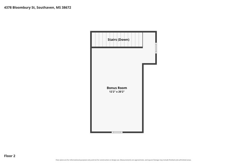 2,220/Mo, 4378 Bloombury St Southaven, MS 38672 Floor Plan View 2