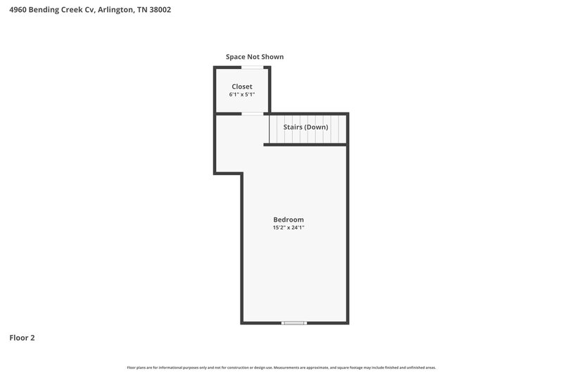 2,305/Mo, 4960 Bending Creek Cv Arlington, TN 38002 Floor Plan View 2