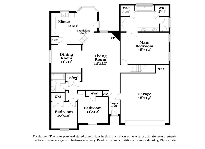 3,550/Mo, 9171 Tahoe Dr Olive Branch, MS 38654 Floor Plan View