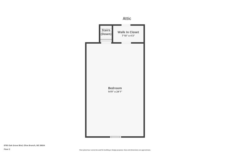 2,175/Mo, 8785 Oak Grove Blvd Olive Branch, MS 38654 Floor Plan View 2