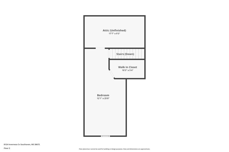 2,045/Mo, 8124 Inverness Cv Southaven, MS 38672 Floor Plan View 2