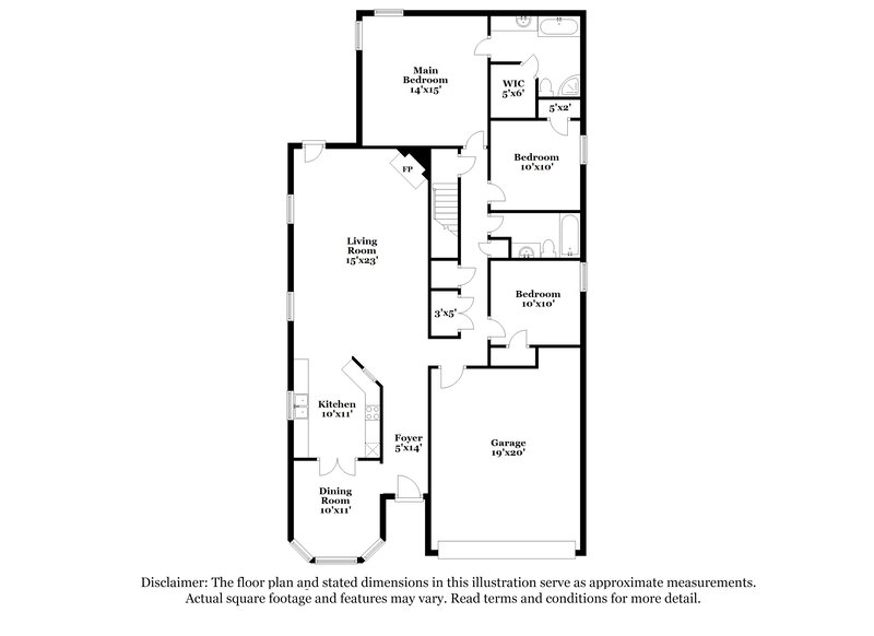 2,080/Mo, 12749 Fox Hunter Dr Olive Branch, MS 38654 Floor Plan View