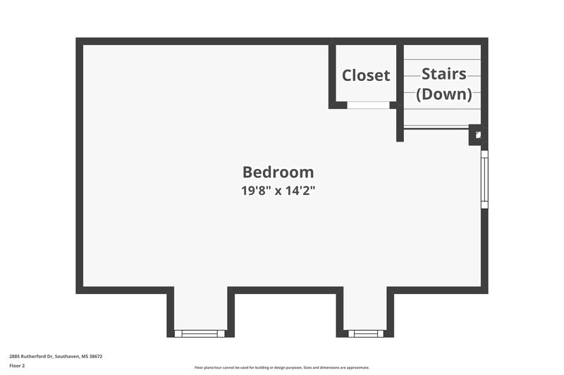 1,910/Mo, 2885 Rutherford Dr Southaven, MS 38672 Floor Plan View