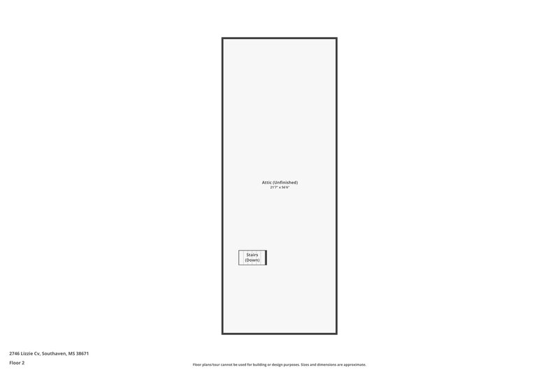 1,930/Mo, 2746 Lizzie Cv Southaven, MS 38672 Floor Plan View 2