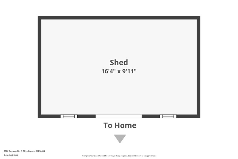 1,905/Mo, 9826 Dogwood Ct E Olive Branch, MS 38654 Floorplan View 4