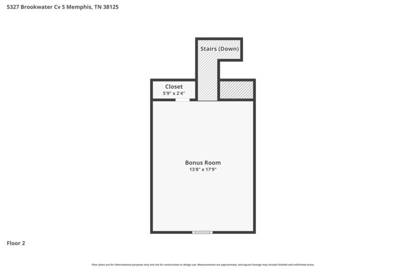 2,275/Mo, 5327 Brookwater Cv S Memphis, TN 38125 Floorplan View 2