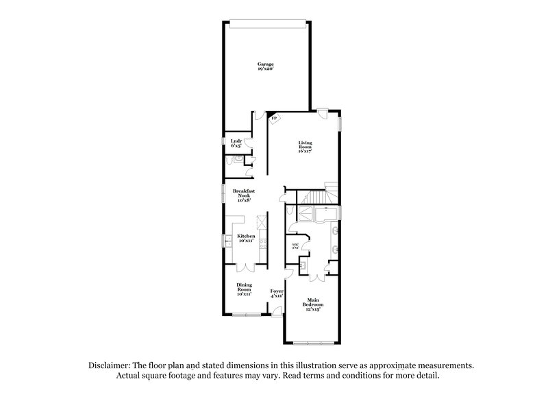 1,740/Mo, 7962 Parkmont Dr Memphis, TN 38125 Floor Plan View 2